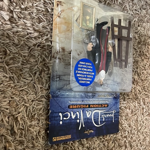 NIB Accoutrements Leonardo Da Vinci Action Figure Item 11520 - Picture 5 of 7